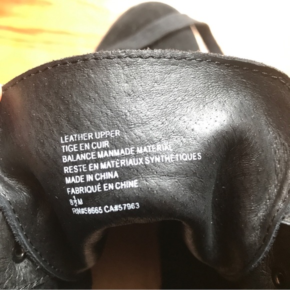 Caslon Black Lace Up Combat Boots Side Zipper, EUC, 8.5 - Picture 8 of 10